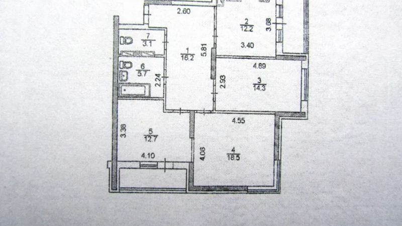 $102500 / Драгоманова 2а, Киев, Киев / Продажа / Квартира / 91 кв.м. / 3 комнат