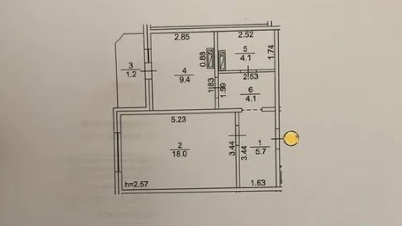 $52000 / Тираспольская 60, Киев, Киев / Продажа / Квартира / 45 кв.м. / 1 комнат